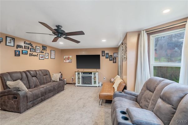 Interior, Living room, Recessed Lighting