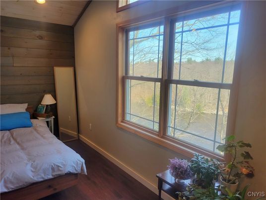 Bedroom, Interior, Wood Texture Flooring, Wooden Walls