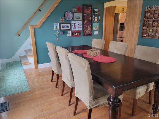 Dining room, Interior, Wood Texture Flooring
