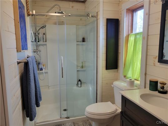 Bathroom, Glass Shower, Interior