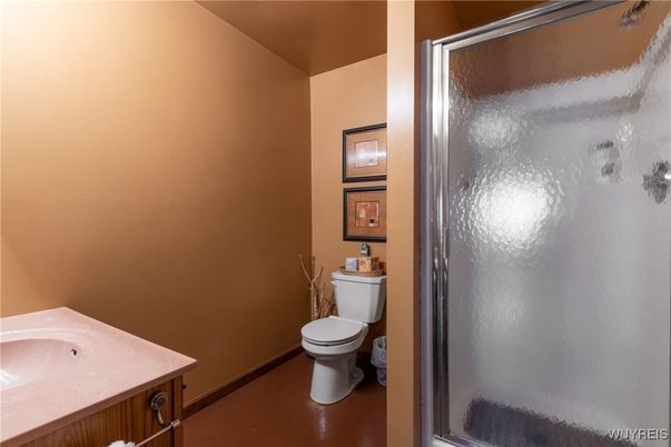 Bathroom, Glass Shower, Interior