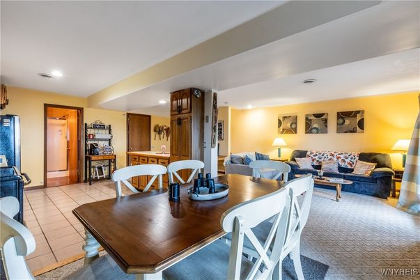 Dining room, Interior, Living room, Recessed Lighting