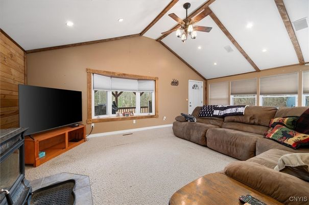 Interior, Living room, Recessed Lighting
