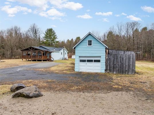 Backyard, Detached Garage, Exterior
