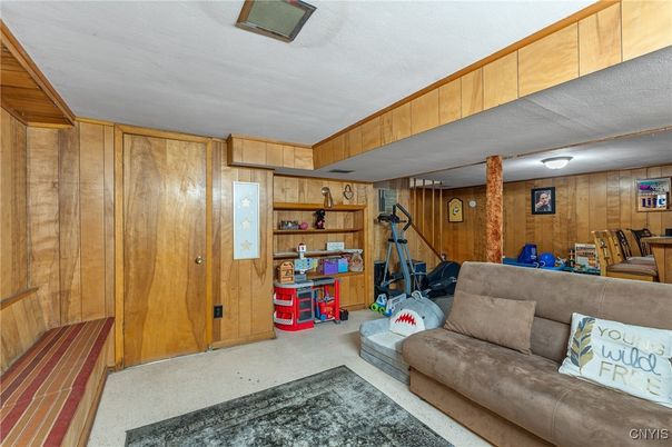 Fitness Equipment, Interior, Living room, Wooden Walls
