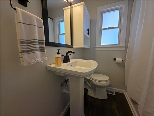 Bathroom, Interior, Wood Texture Flooring