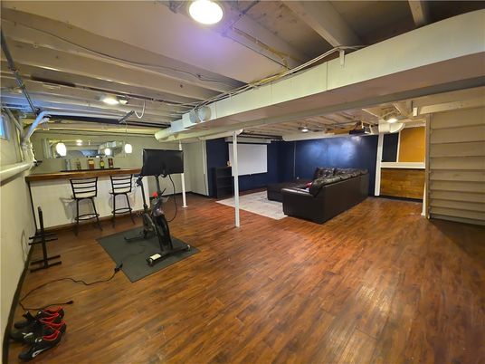 Fitness Equipment, Interior, Wood Texture Flooring
