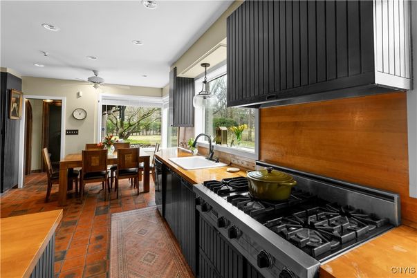 Dining room, Interior, Kitchen, Pendant Lights, Recessed Lighting