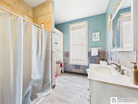 Bathroom, Interior, Wood Texture Flooring