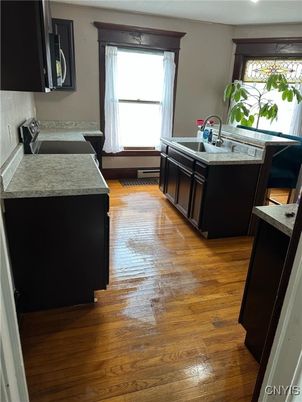 Interior, Kitchen, Wood Texture Flooring