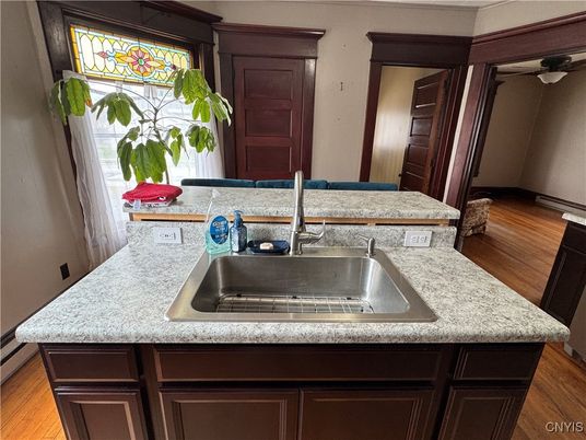 Interior, Kitchen, Wood Texture Flooring