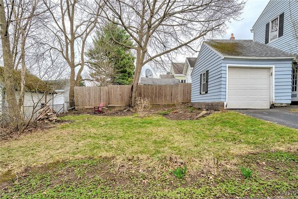 Backyard, Detached Garage, Exterior