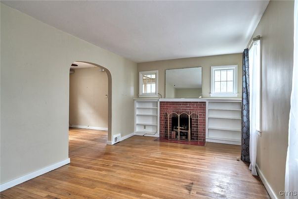 Fireplace, Interior, Wood Texture Flooring