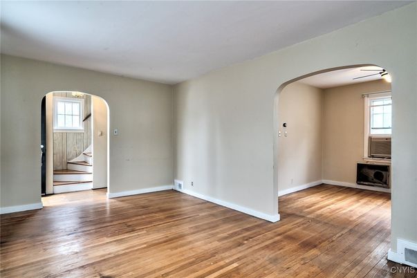 Empty room, Interior, Wood Texture Flooring
