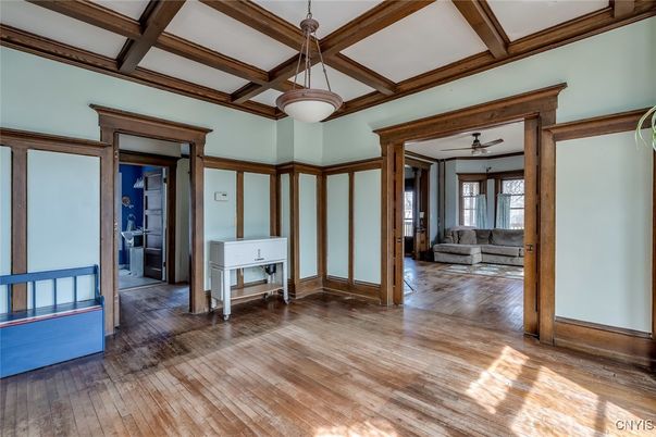 Interior, Pendant Lights, Wooden Beams, Wood Texture Flooring