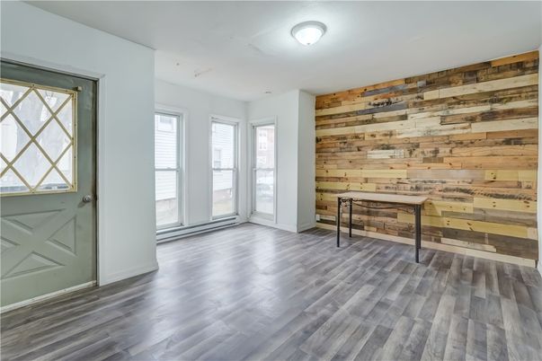 Empty room, Interior, Wood Texture Flooring, Wooden Walls