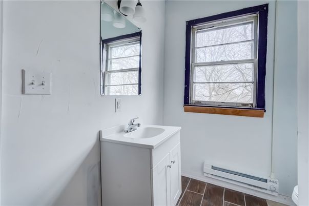 Bathroom, Interior, Wood Texture Flooring