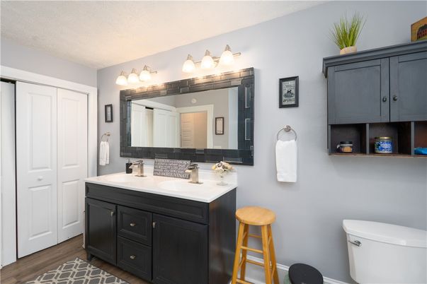 Bathroom, Interior, Wood Texture Flooring