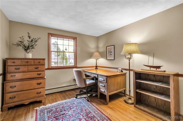 Home Office, Interior, Wood Texture Flooring