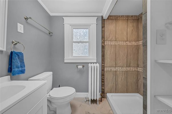 Bathroom, Interior, Wood Texture Flooring