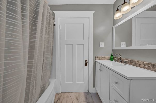 Bathroom, Interior, Wood Texture Flooring