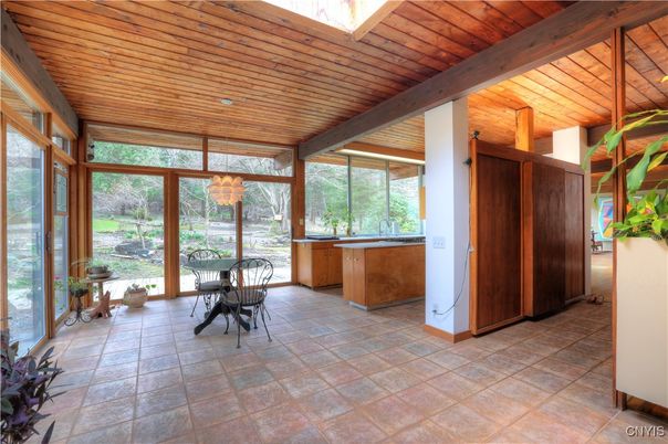 Interior, Sun Room, Wooden Beams, Wooden Ceilings