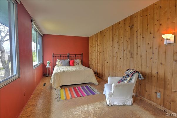 Bedroom, Interior, Wooden Walls