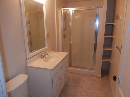 Bathroom, Glass Shower, Interior