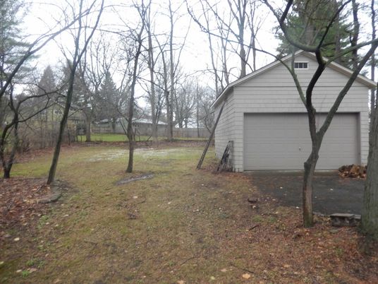 Backyard, Detached Garage, Exterior