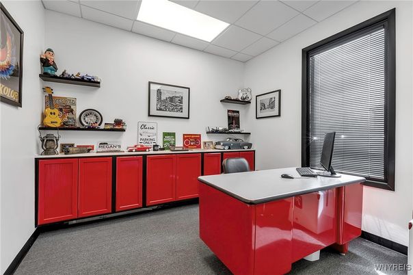 Home Office, Interior, Recessed Lighting
