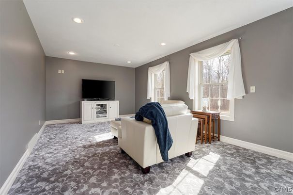 Interior, Living room, Recessed Lighting