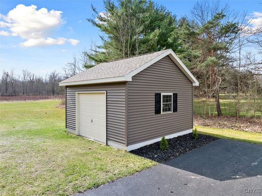 Backyard, Detached Garage, Exterior