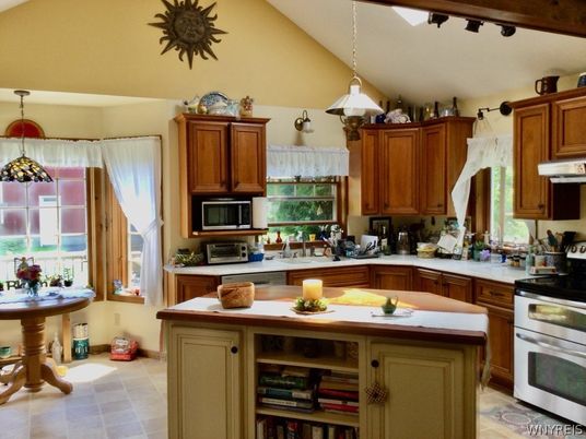 Interior, Kitchen, Pendant Lights, Stainless Steel Appliances