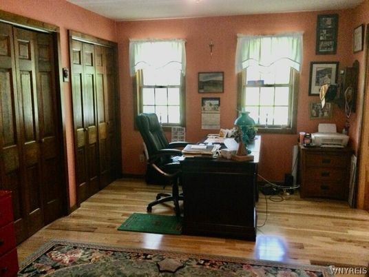 Home Office, Interior, Wood Texture Flooring