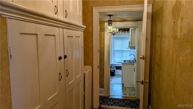 Bathroom, Chandelier, Interior