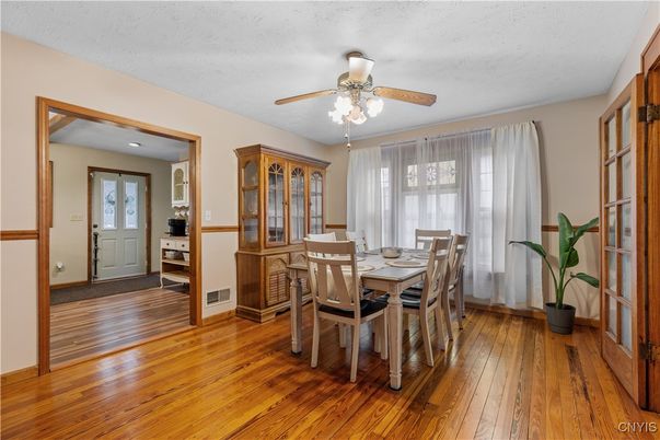 Dining room, Interior, Wood Texture Flooring