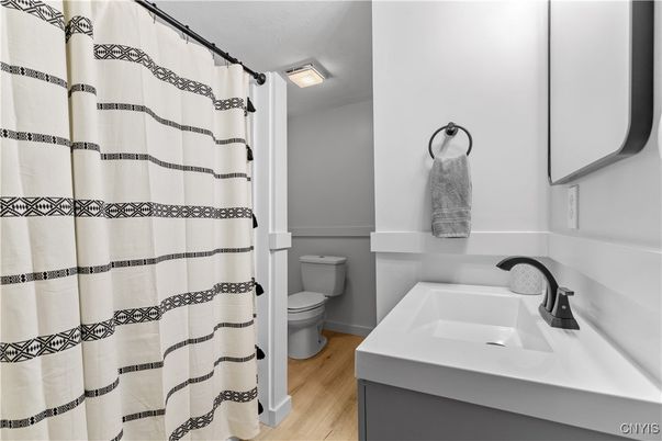 Bathroom, Interior, Wood Texture Flooring