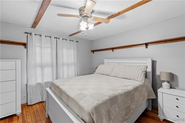 Bedroom, Interior, Wooden Beams, Wood Texture Flooring