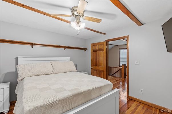 Bedroom, Interior, Wooden Beams, Wood Texture Flooring