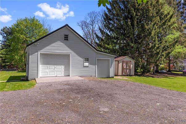 Backyard, Detached Garage, Exterior
