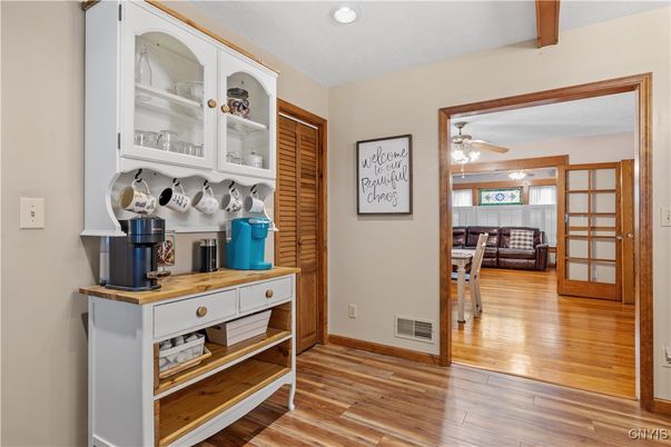 Interior, Recessed Lighting, Wood Texture Flooring