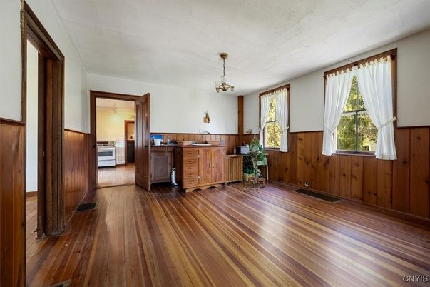 Chandelier, Interior, Wood Texture Flooring