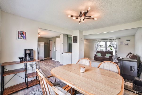 Dining room, Interior, Wood Texture Flooring