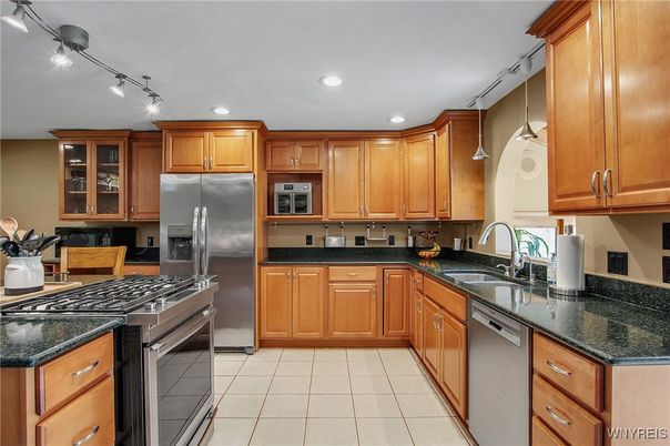 Interior, Kitchen, Recessed Lighting, Stainless Steel Appliances