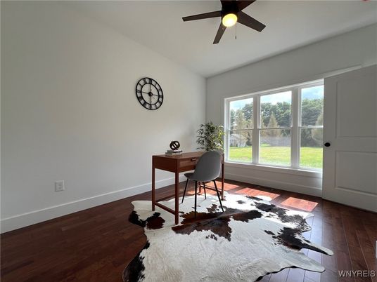 Home Office, Interior, Wood Texture Flooring