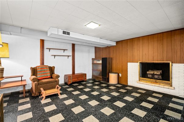 Fireplace, Interior, Wooden Walls