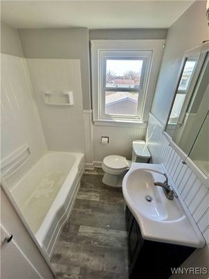 Bathroom, Interior, Wood Texture Flooring