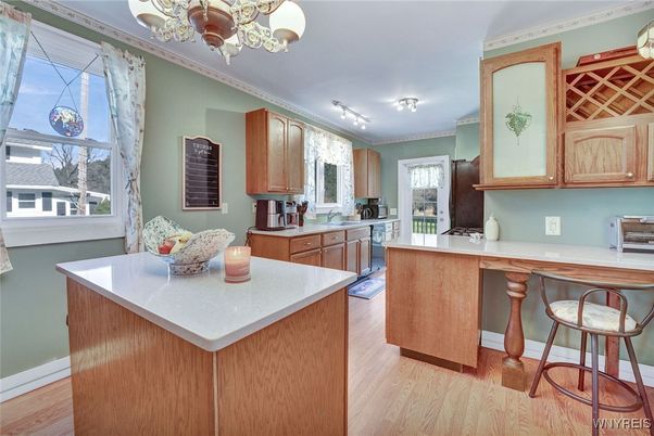 Interior, Kitchen, Wood Texture Flooring