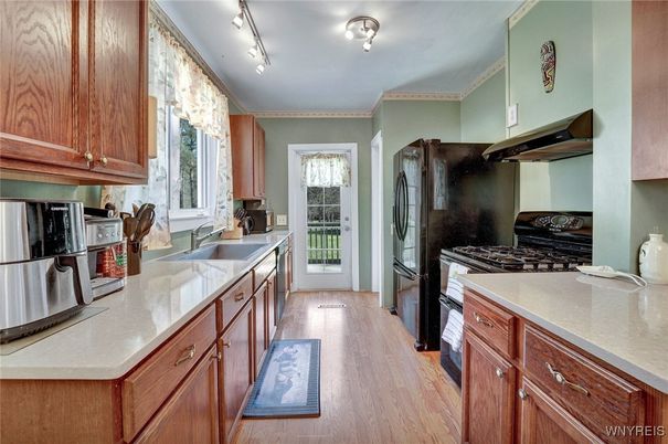 Interior, Kitchen, Wood Texture Flooring