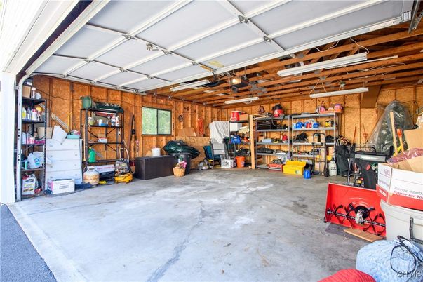 Garage, Interior, Wooden Beams, Wooden Walls